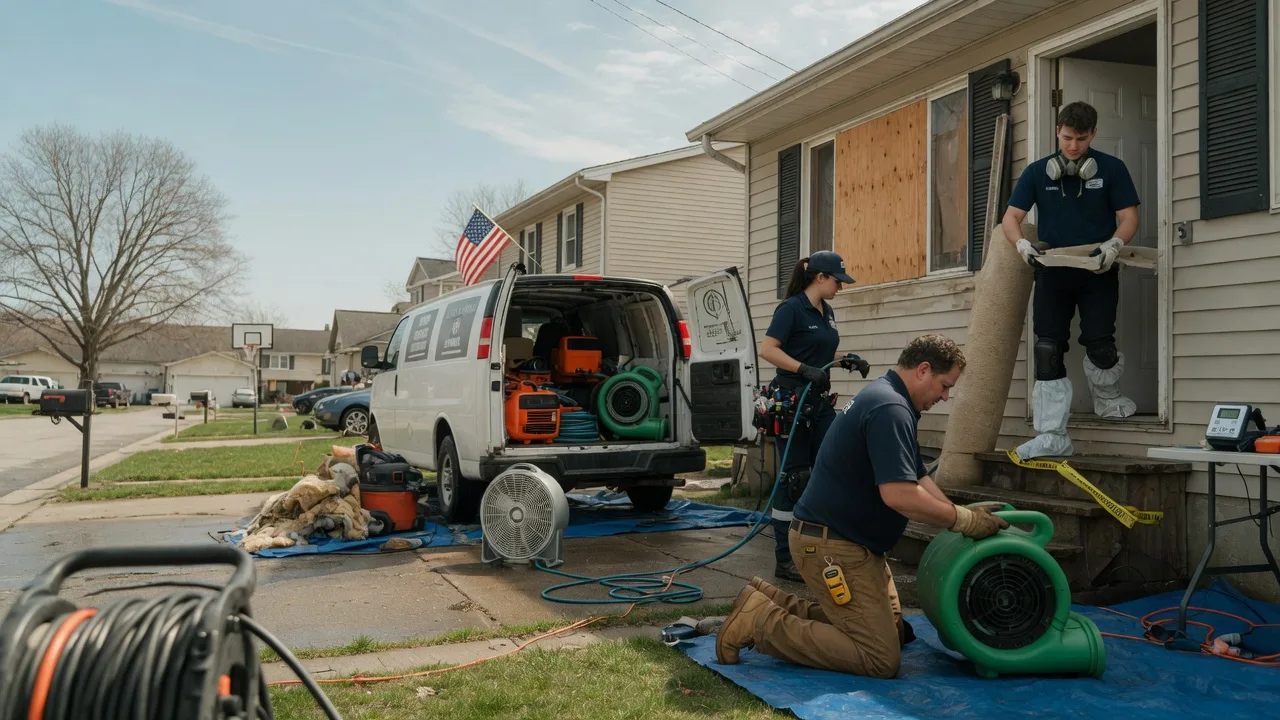 Water Damage Restoration in Pleasant Valley, IA near me